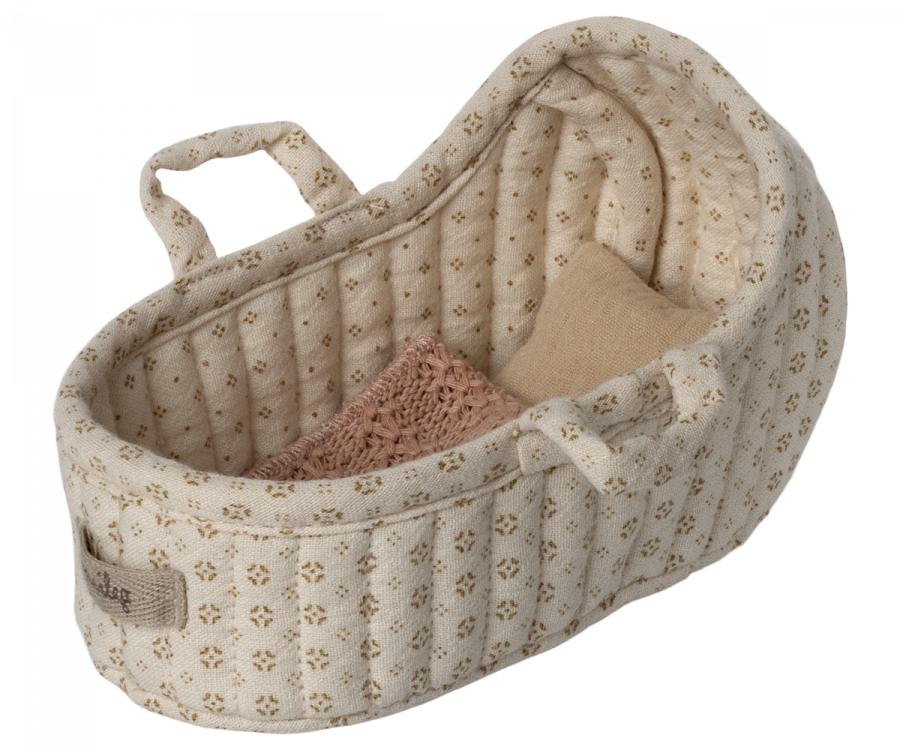CARRY COT - BABY MOUSE, MAILEG
