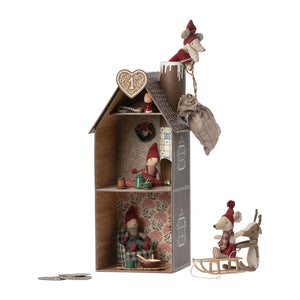 GINGERBREADHOUSE HOUSE MOUSE, MAILEG