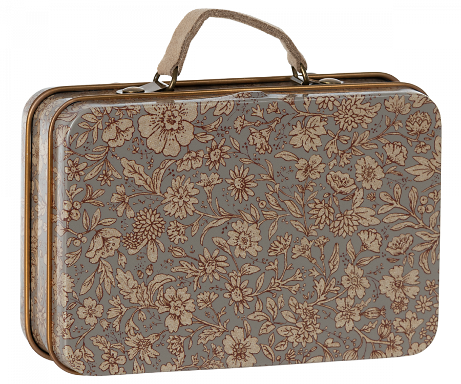 SMALL SUITCASE - BLOSSOM GREY, MAILEG