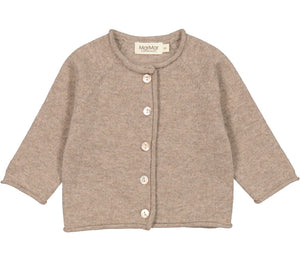 TAMLA CARDIGAN - SAND MELANGE, MARMAR COPENHAGEN