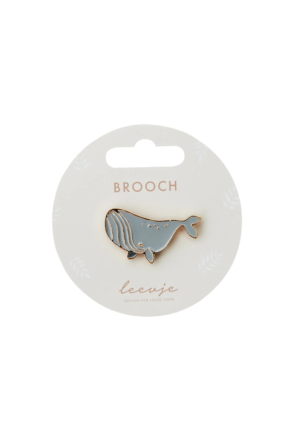 BROOCH WHALE - LEEVJE