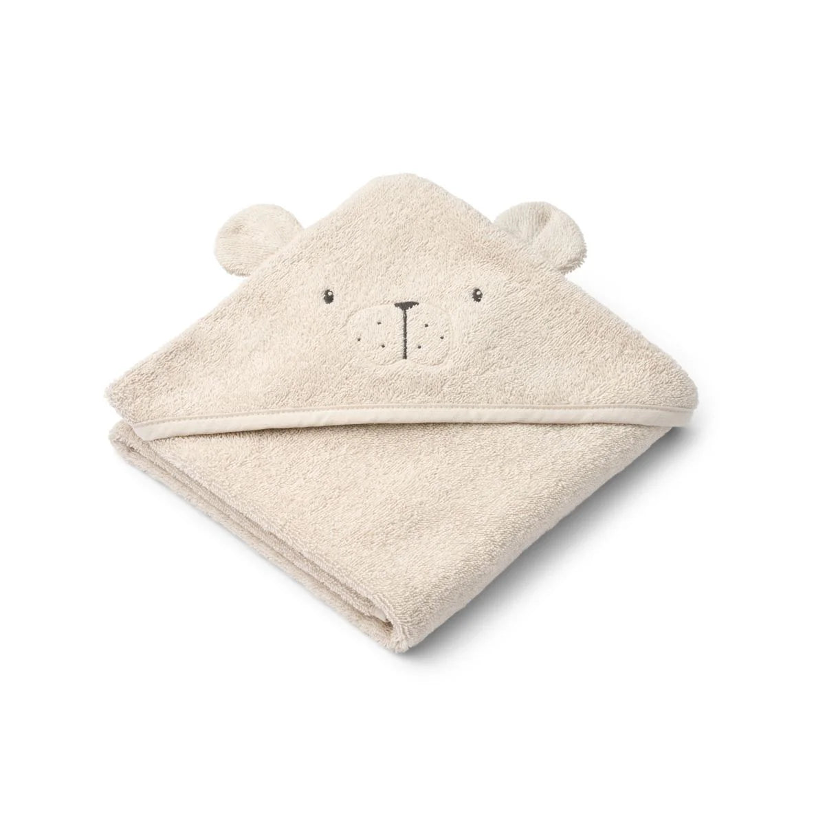 ALBERT POLARBEAR HOODED TOWEL - SANDY, LIEWOOD