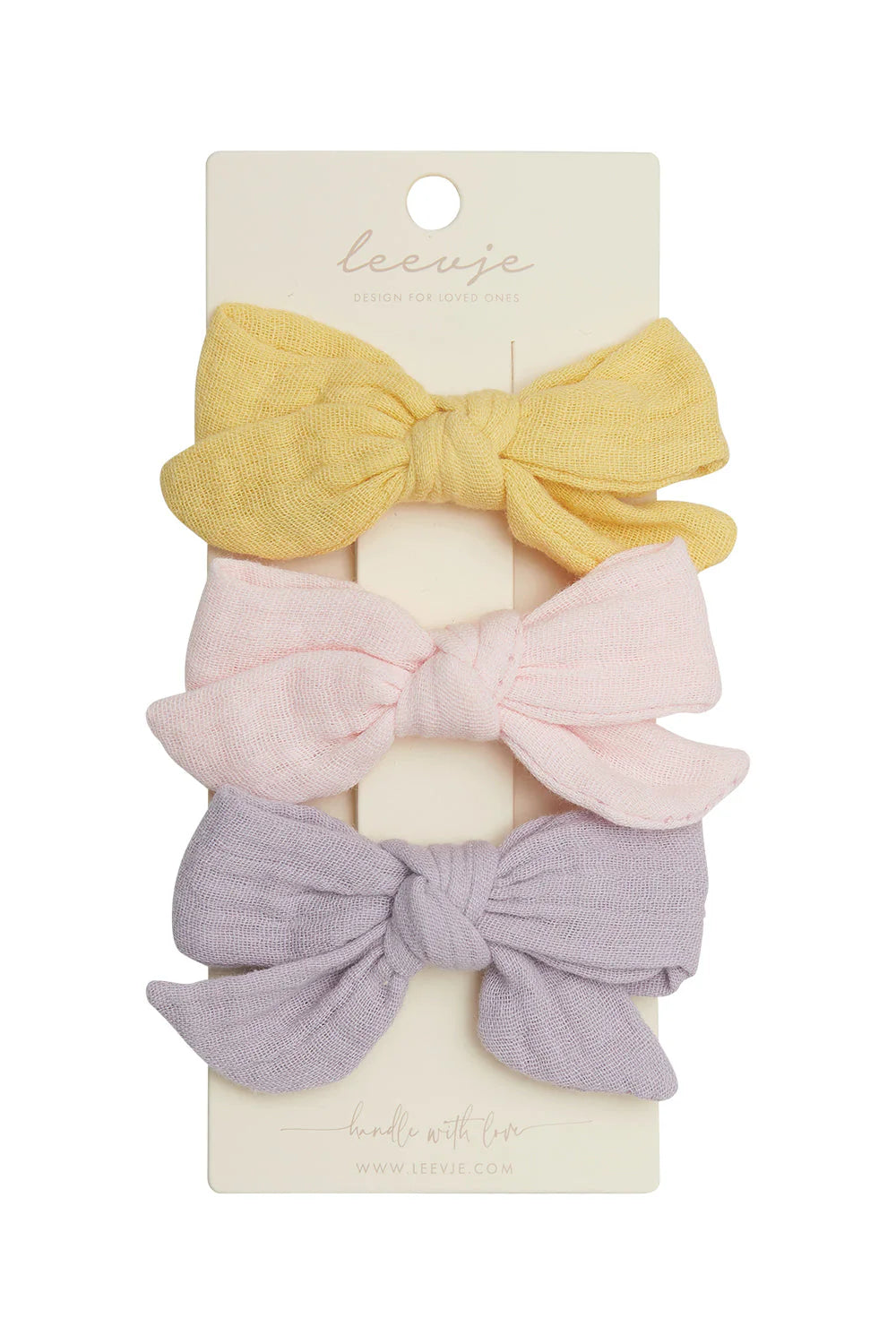 HAARSPANGEN - MUSLIN SUMMER BOWS, LEEVJE