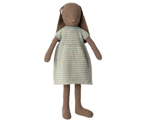 BUNNY BROWN SIZE 4 - KNITTED DRESS, MAILEG