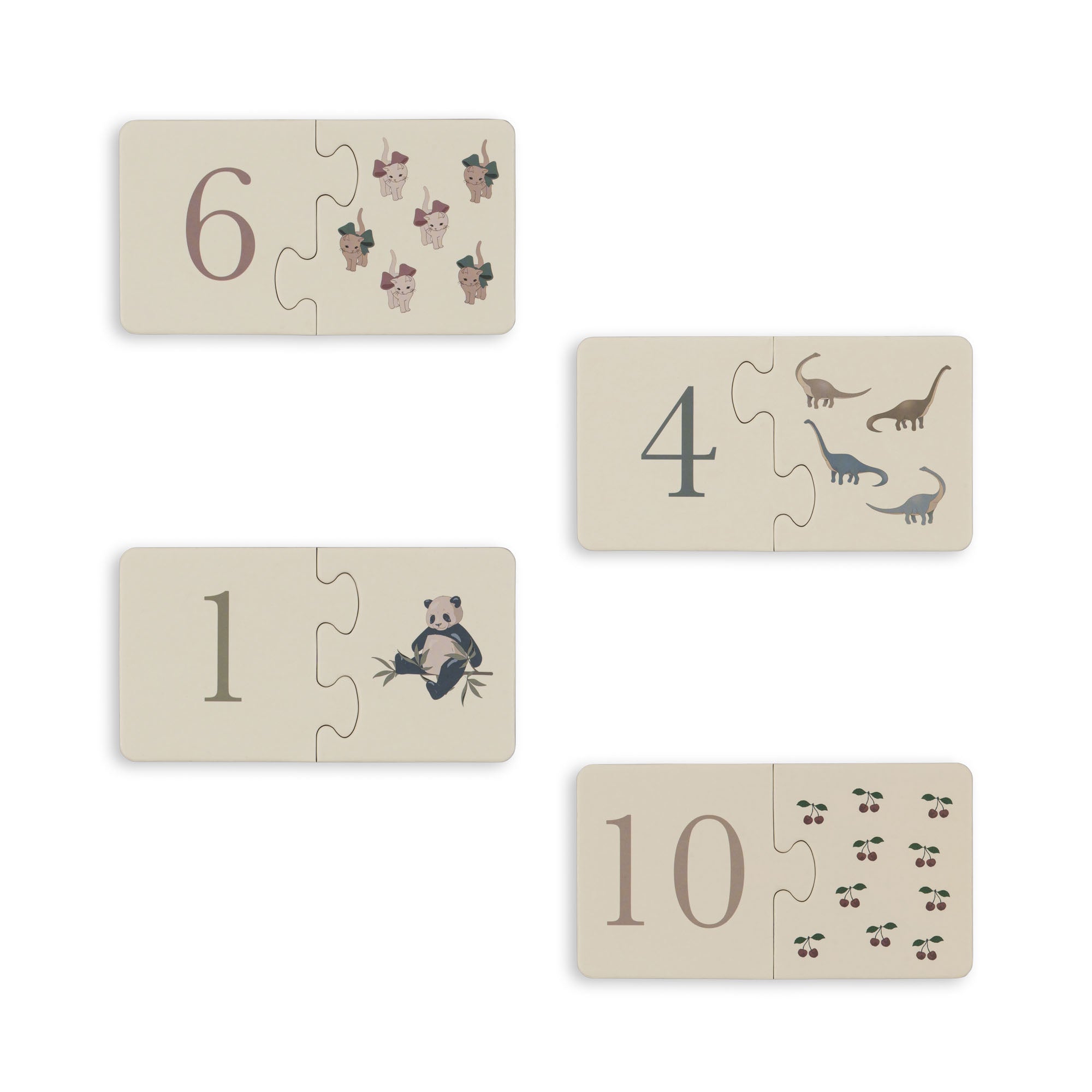 CARDBOARD PUZZLE NUMBERS FSC, KONGES SLOJD