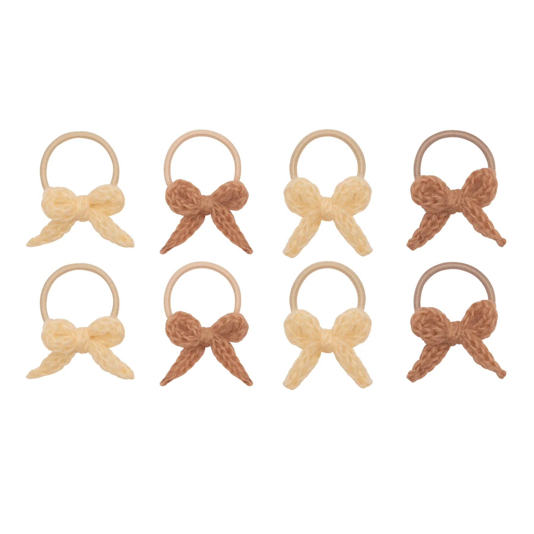 GRANNY KNITTED BOW MINI PONIES, MIMI & LULA