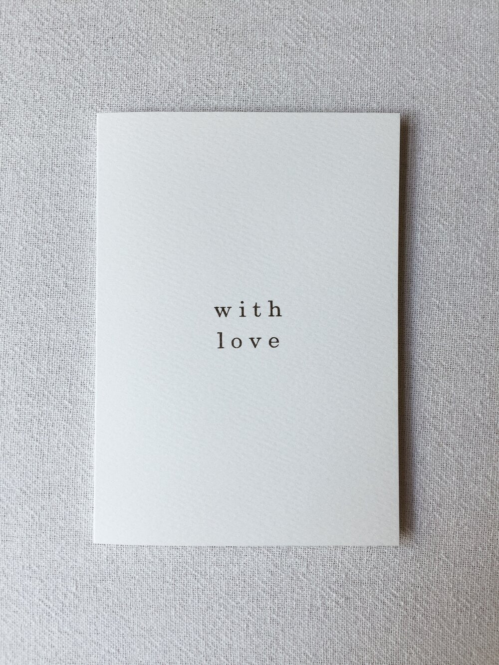 CARD - WITH LOVE, JOYEM