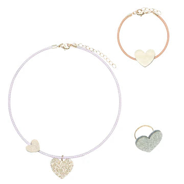 HEART JEWELLERY SET, MIMI & LULA