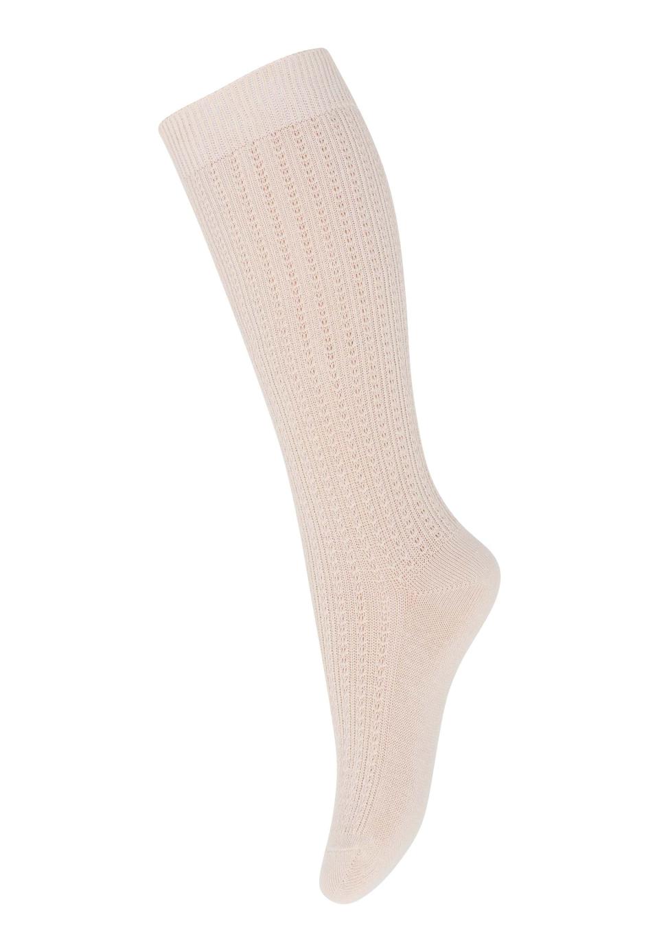 INGER KNEE SOCKS - ECRU, MP DENMARK