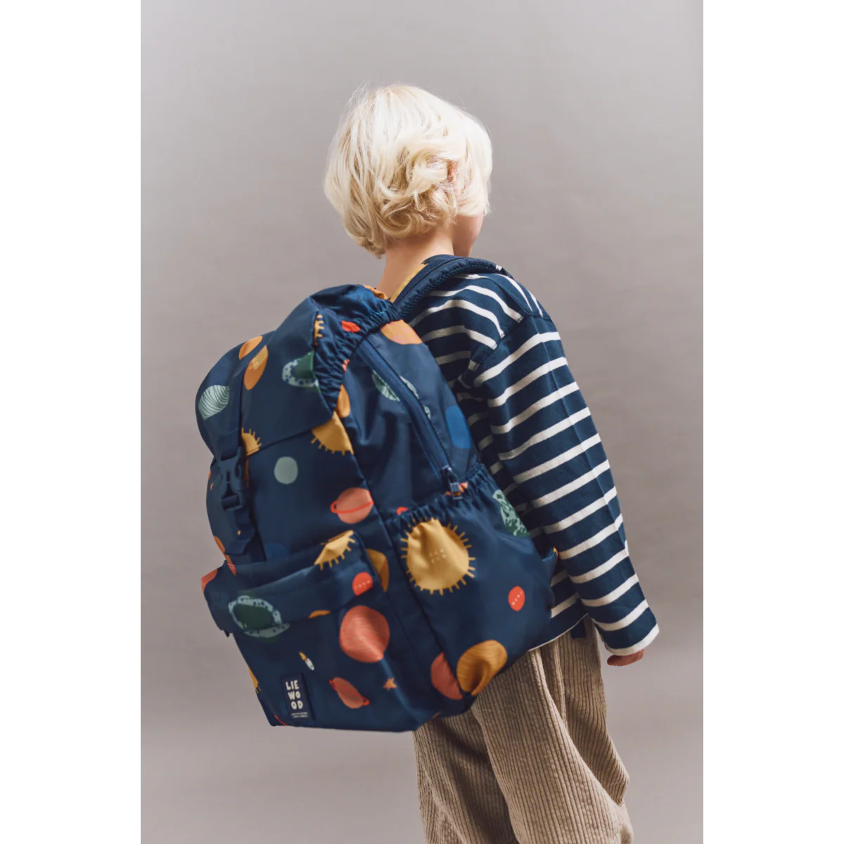 JOHNNY SCHOOL BACKPACK - UNIVERSE CLASSIC NAVY, LIEWOOD