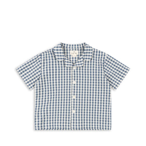 KIM SHIRT - CAPTAIN BLUE CHECK, KONGES SLOJD