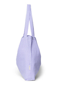 CHECKED COTTON MOM BAG - LILAC, STUDIO NOOS