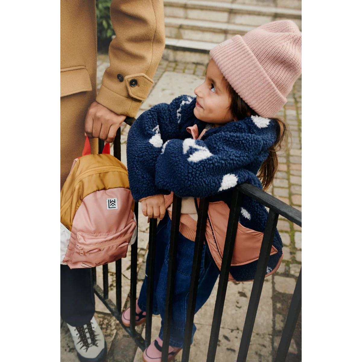 NOAM PILE JACKET - CHERRY BLOSSOM NAVY, LIEWOOD