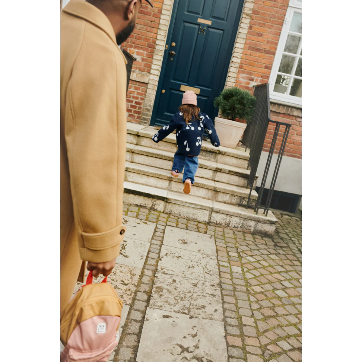 NOAM PILE JACKET - CHERRY BLOSSOM NAVY, LIEWOOD