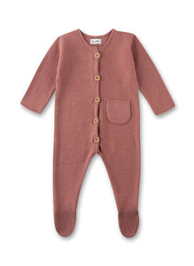 KNITTED BABY OVERALL - ROSA, SANETTA