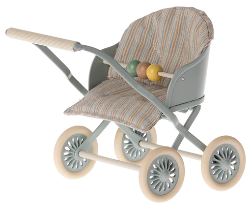 STROLLER - BABY BLUE, MAILEG