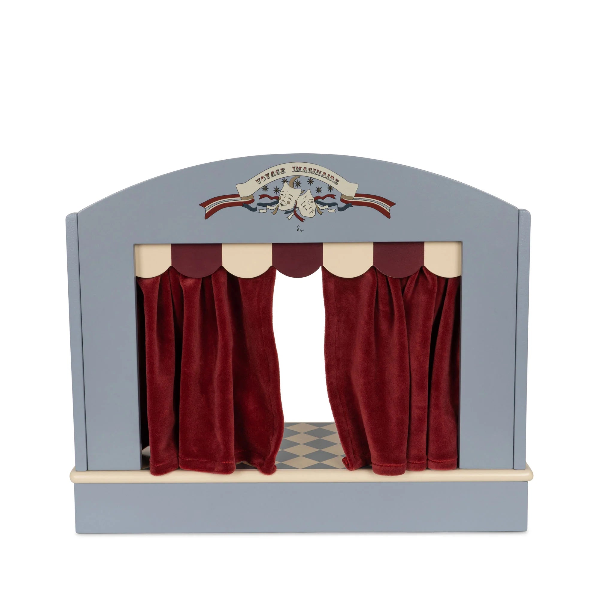 WOODEN PUPPET THEATER -DRIED SAGE, KONGES SLOJD