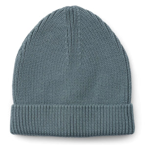 EZRA BEANIE HAT - WHALE BLUE, LIEWOOD