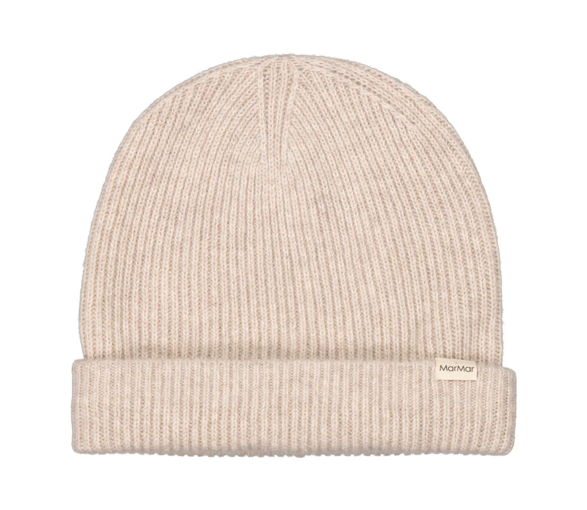 ATLAS CASHMERE HAT - SAND MELANGE, MARMAR COPENHAGEN