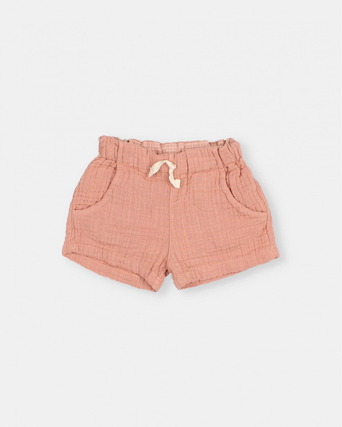 BB MUSLIN SHORTS - ROSE CLAY, BUHO