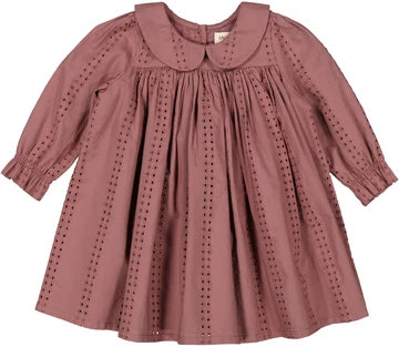 DULLA LS DRESS - DUSTY GRAPE, MARMAR COPENHAGEN