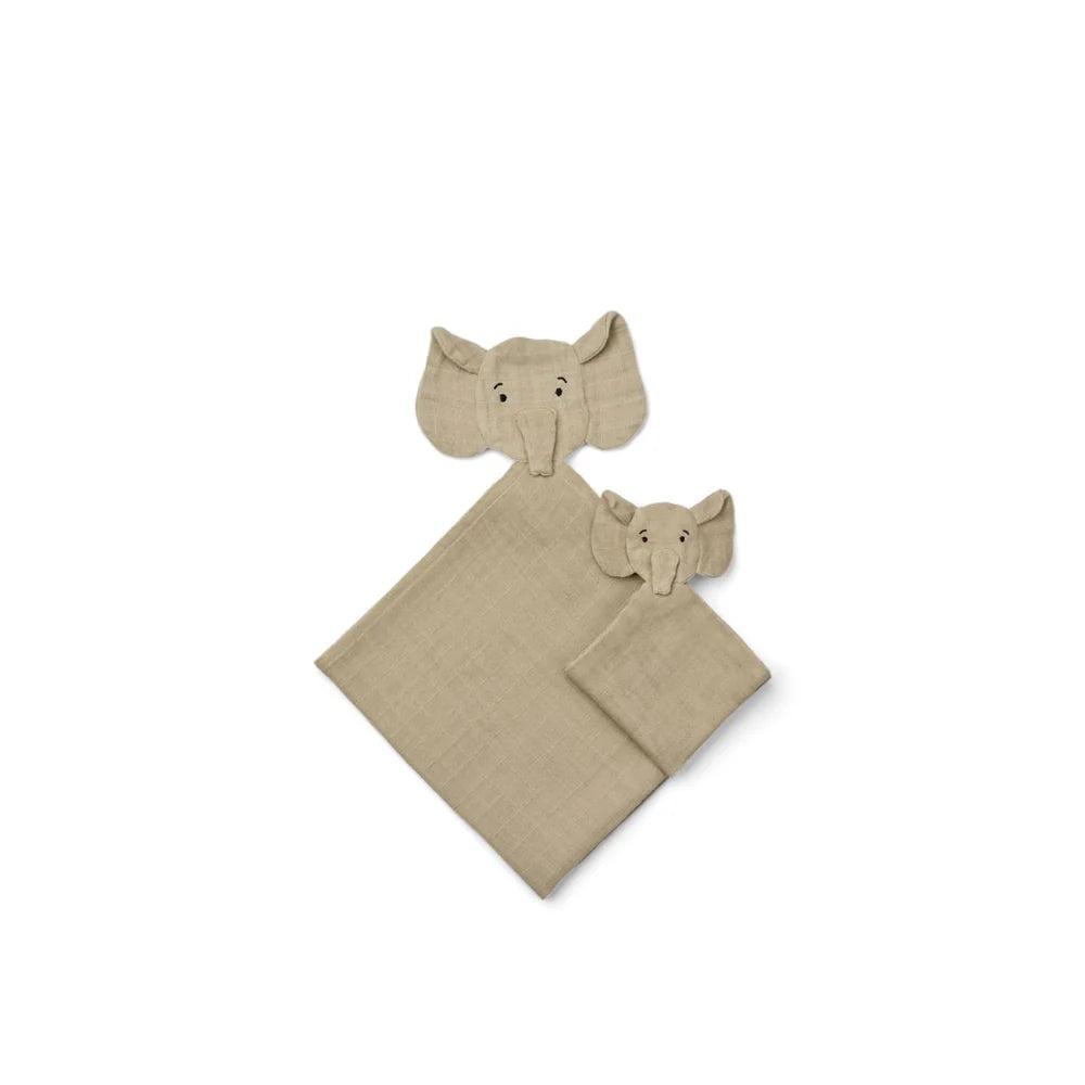 ALYA ELEPHANT CUDDLE CLOTH SET