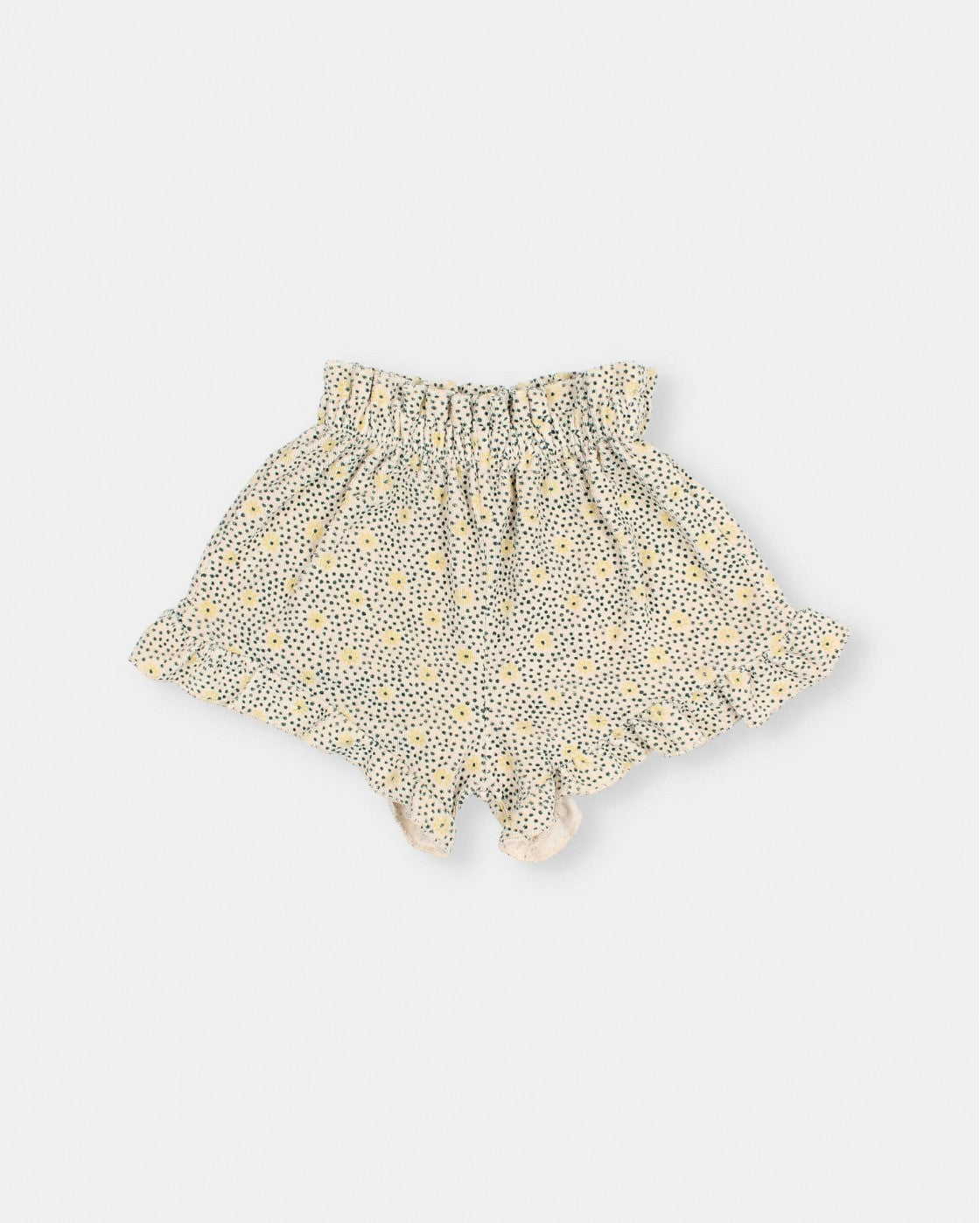 FLOWER DOTS SHORTS - SAND, BUHO