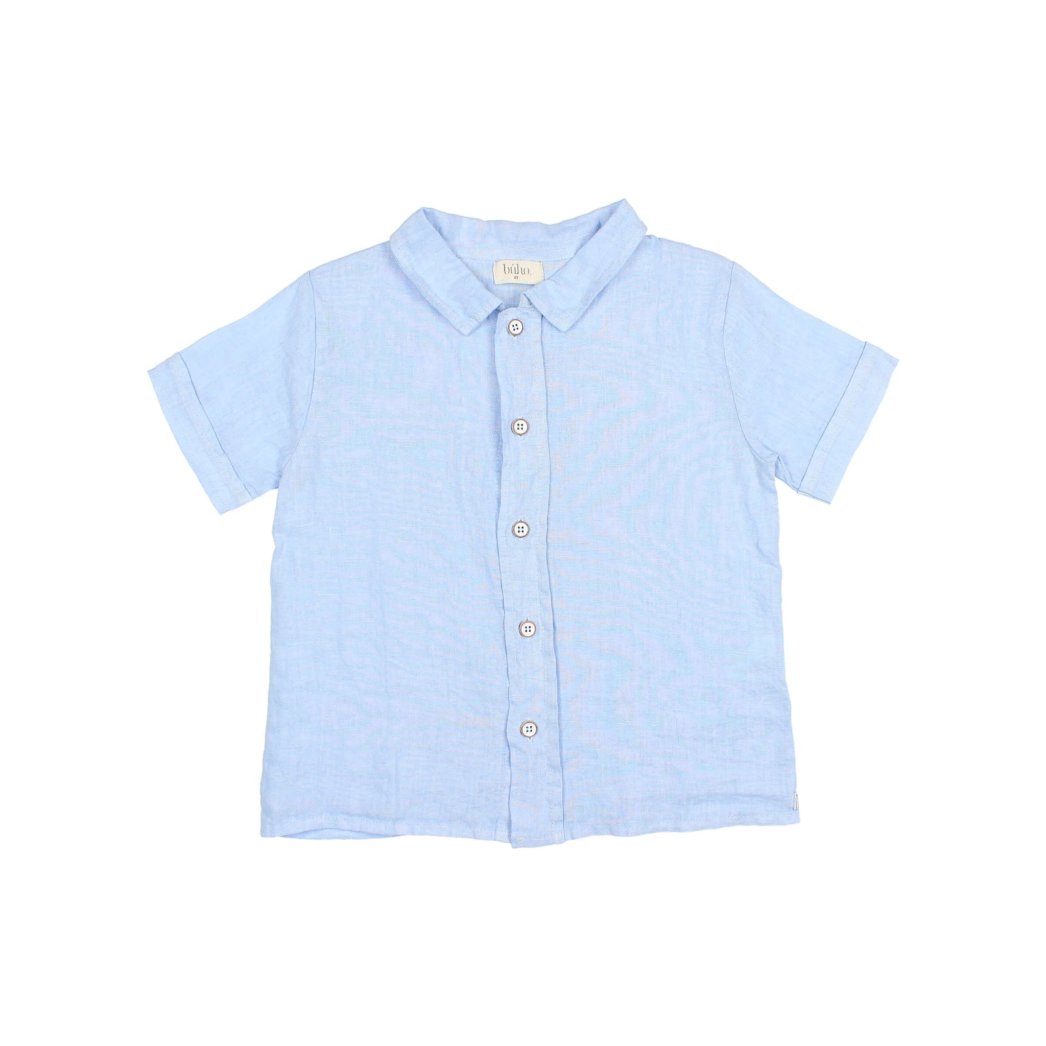 LINEN SHIRT - PLACID BLUE, BUHO