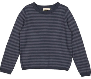 TANO, SWEATER - DEEP LAKE STRIPE, MARMAR COPENHAGEN