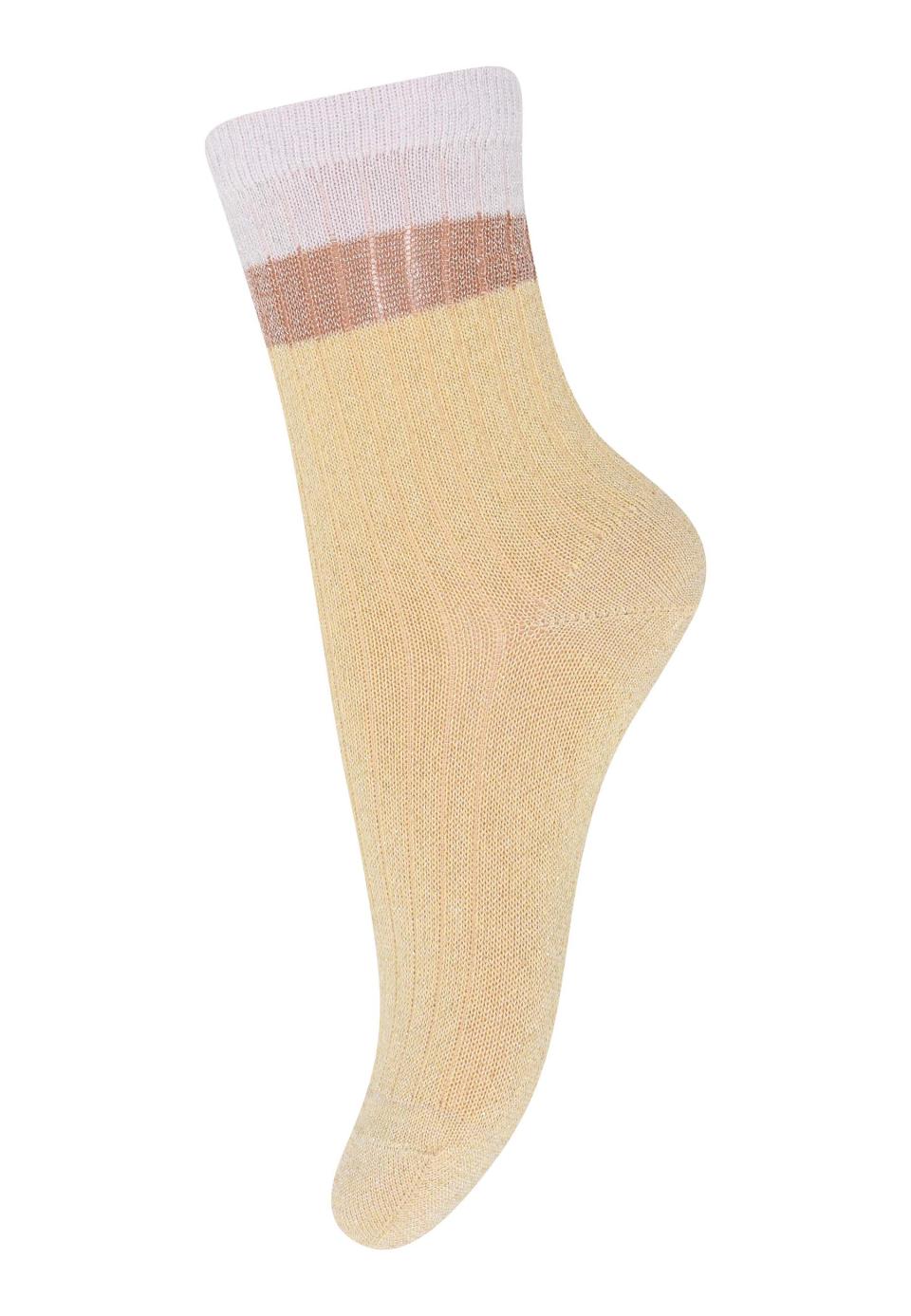 NORMA GLITTER SOCKS - MOONSTONE, MP DENMARK