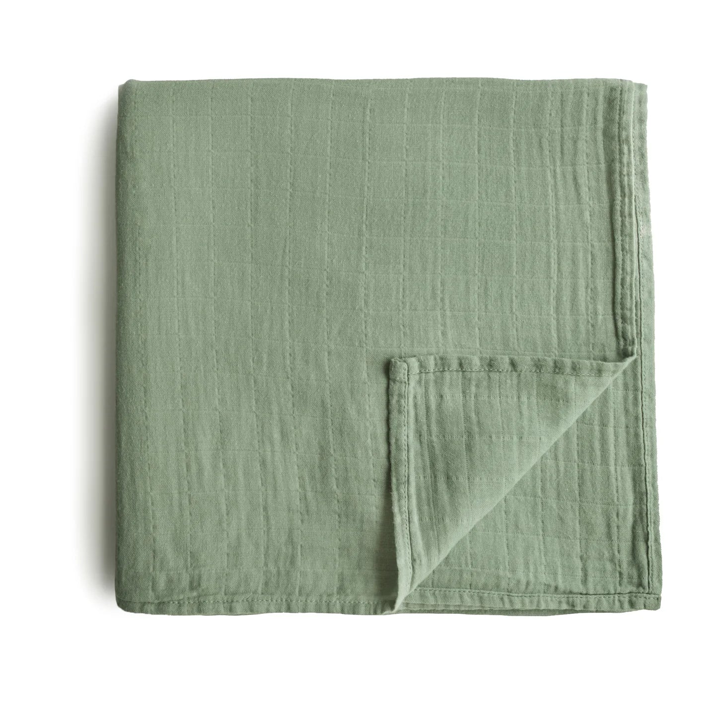 MUSLIN SWADDLE - SAGE, MUSHIE