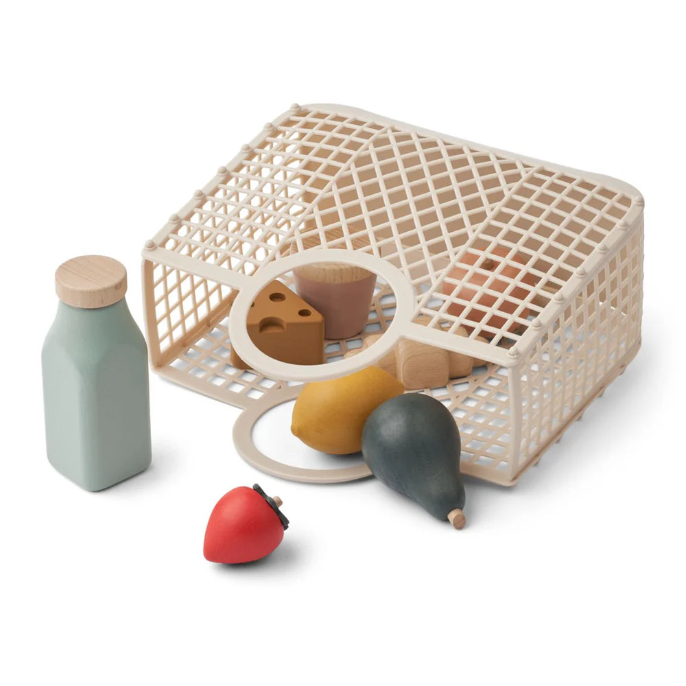 FLORIN PLAY FOOD & GROCERY BASKET - SANDY, LIEWOOD