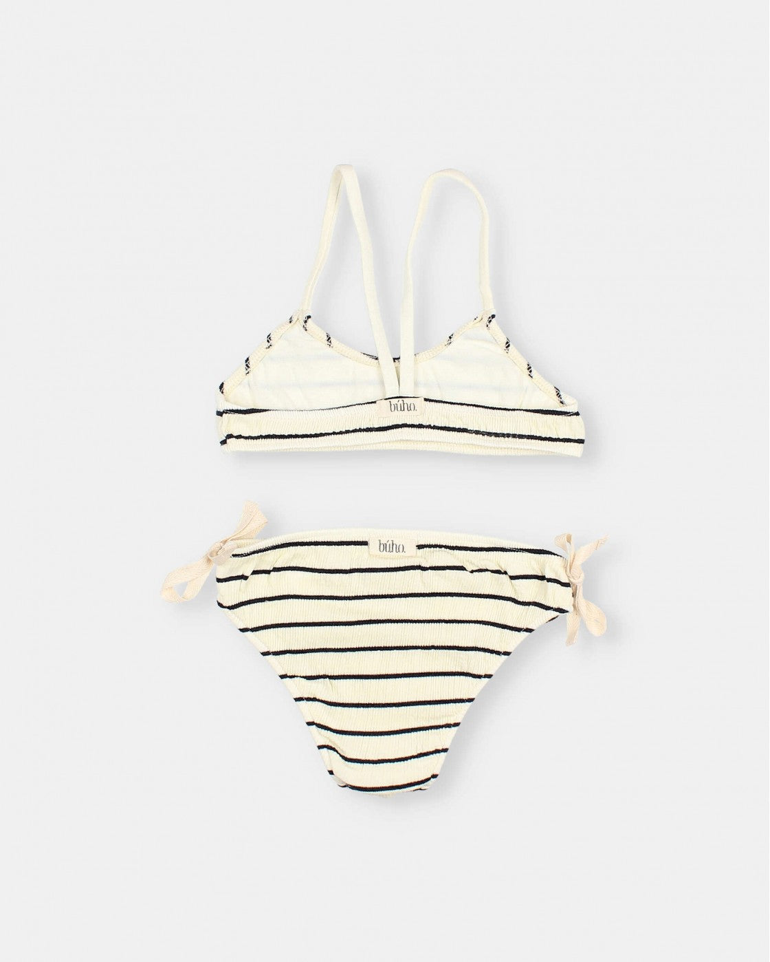 SEERSUCKER STRIPES BIKINI - MILK, BUHO