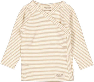 TUTI WRAP LS, BLOUSE - SANDSTONE, MARMAR COPENHAGEN
