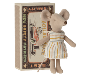 BIG SISTER MOUSE IN MATCHBOX, MAILEG