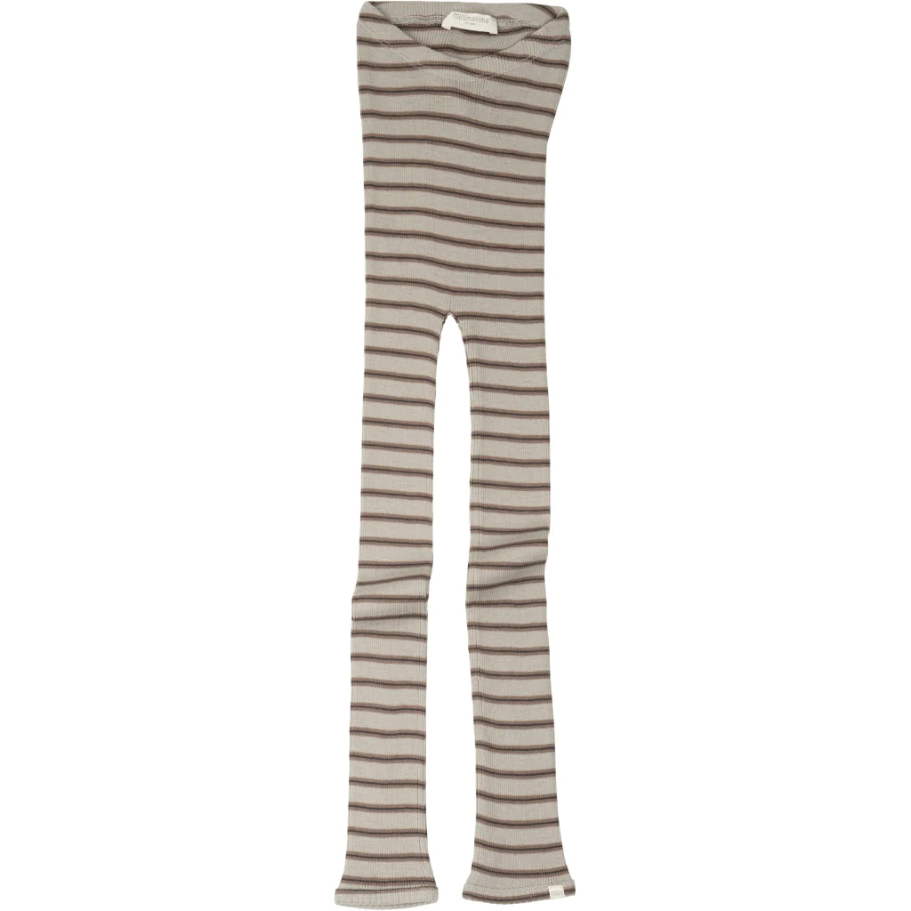 ARONA LEGGINGS - WINTER FOG STRIPES, MINIMALISMA