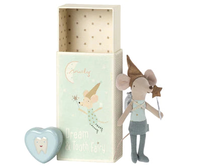 TOOTH FAIRY MOUSE - BLUE, MAILEG