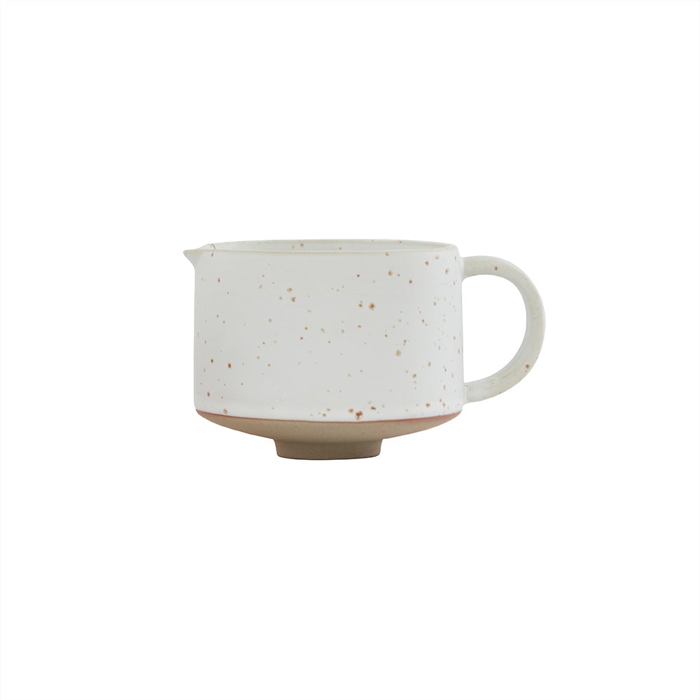 HAGI MILK JUG - WHITE/LIGHT BROWN, OYOY