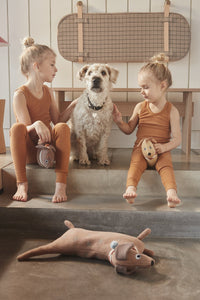 HUNSI DOG WITH TWO PUPPIES COCO & MAX, OYOY LIVING
