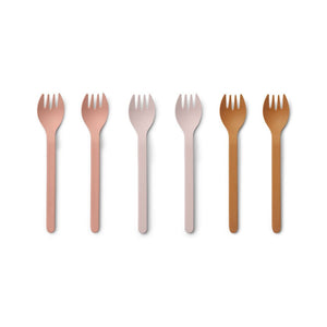 NAOTO FORK 6-PACK ROSE MULTI MIX, LIEWOOD