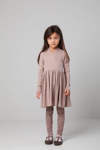 LEO LEGGINGS - DUSTY MAUVE LEO, MAR MAR COPENHAGEN