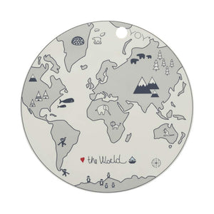 PLACEMAT WORLD - OFFWHITE, OYOY