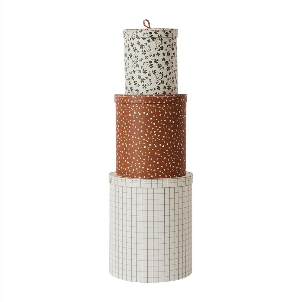 STORAGE BOX MIX - SET OF 3, OYOY