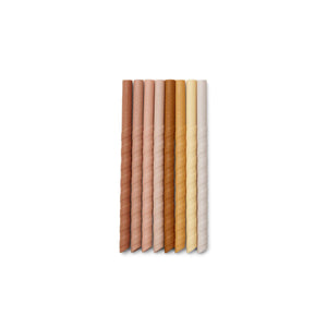 ZOE SILICONE STRAW SET 8 PACK