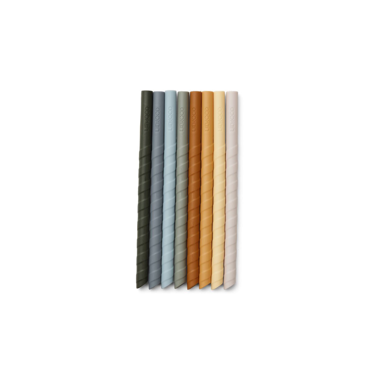 ZOE SILICONE STRAW SET 8 PACK