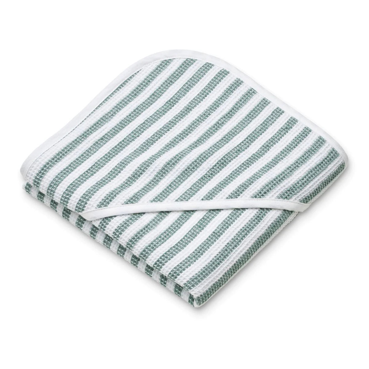 CARO HOODED TOWEL - PEPPERMINT/WHITE, LIEWOOD