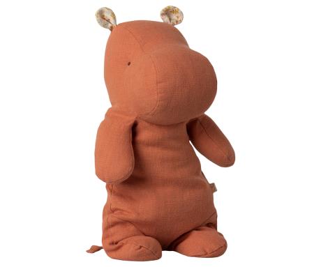 SAFARI FRIENDS MEDIUM HIPPO DUSTY CORAL, MAILEG