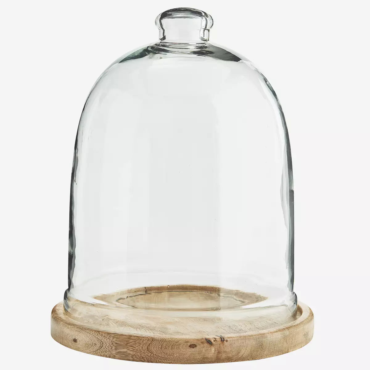 GLASS COVER WITH WOODEN BASE, MADAM STOLTZ