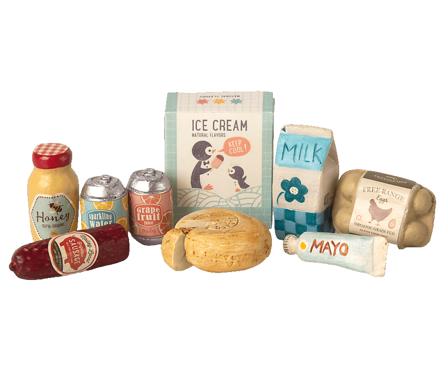 MINIATURE GROCERY BOX, MAILEG