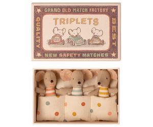 TRIPLETS - BABY MICE IN MATCHBOX, MAILEG